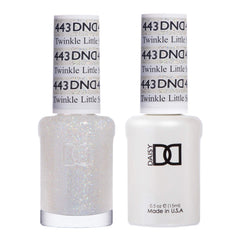DAISY DND Twinkle Little Star gel polish close-up with premium glitter finish.