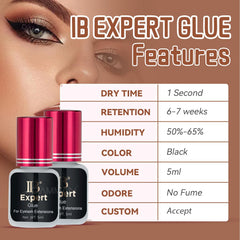 DAMMAN One Bottle 5ml black adhesive cap for bold eyelash holds