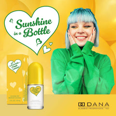 Dana Love's Fresh Lemon mist being sprayed for uplifting mood