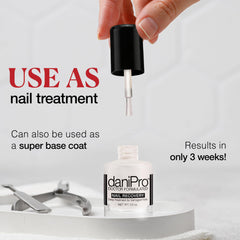 daniPro semi-matte finish image suggests quick-dry, long-wear base coat