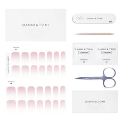 DANNI & TONI at-home manicure kit enabling salon-style nails at home.