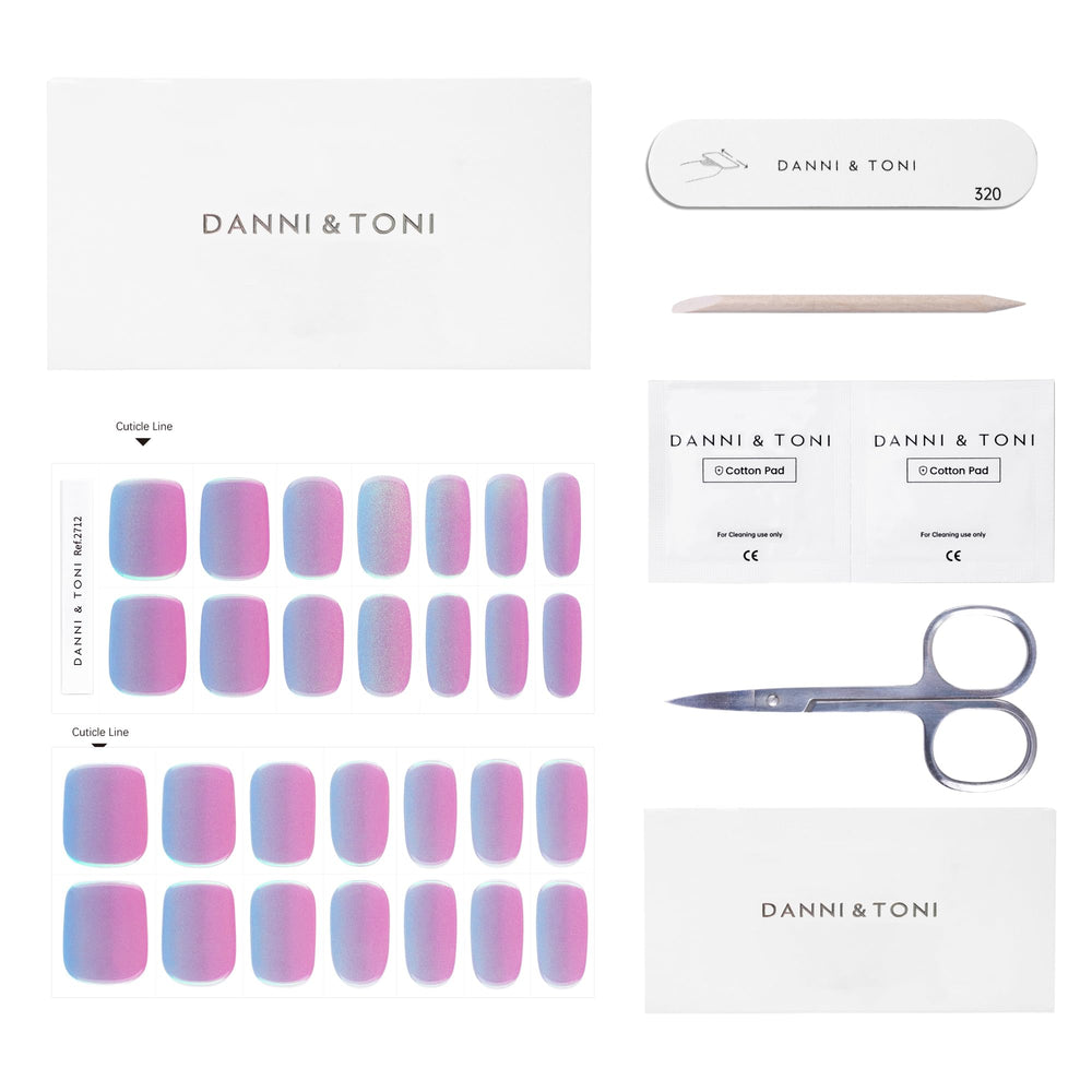 DANNI AND TONI easy removal with wood stick illustrates gentle peel.