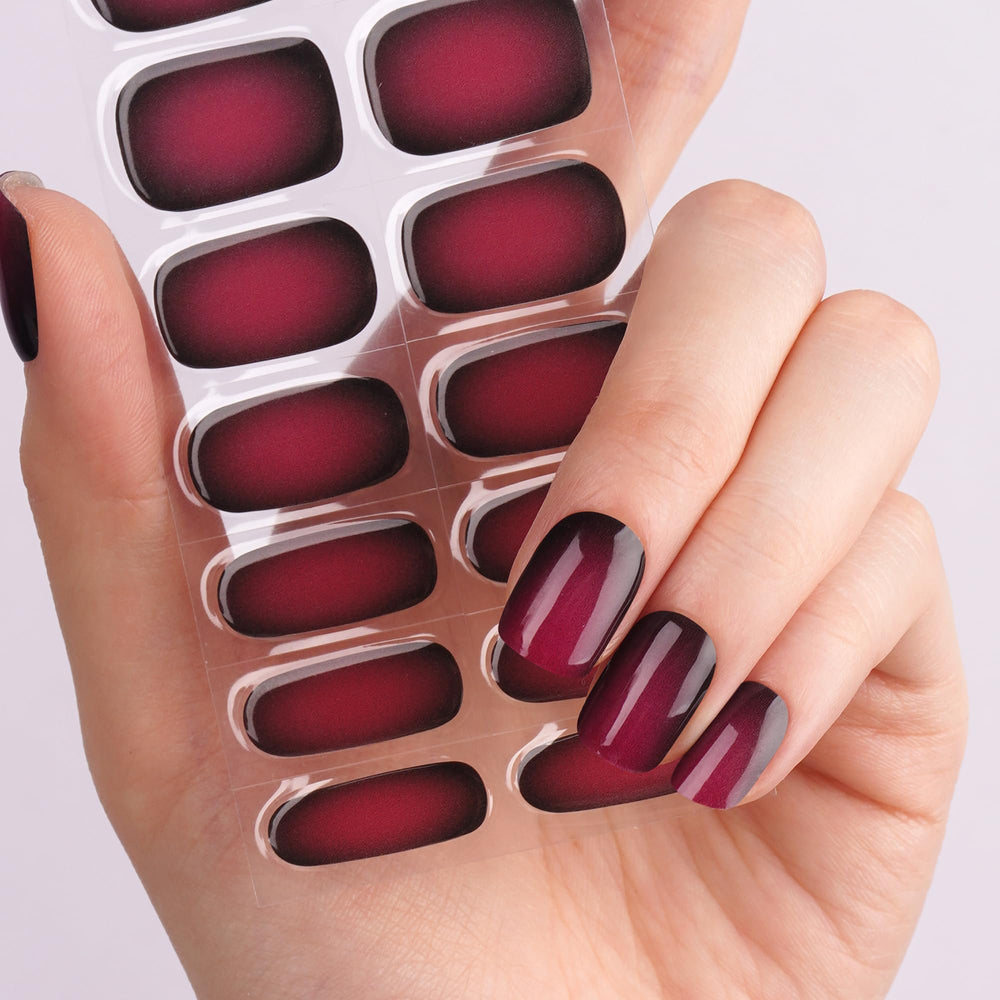DANNI & TONI nail wraps are non-toxic gel formula designed for a UV-cured two-week wear.