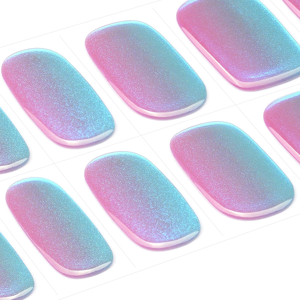 DANNI AND TONI UV cure manicure setup shows salon-like look at home.
