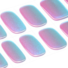 DANNI AND TONI UV cure manicure setup shows salon-like look at home.