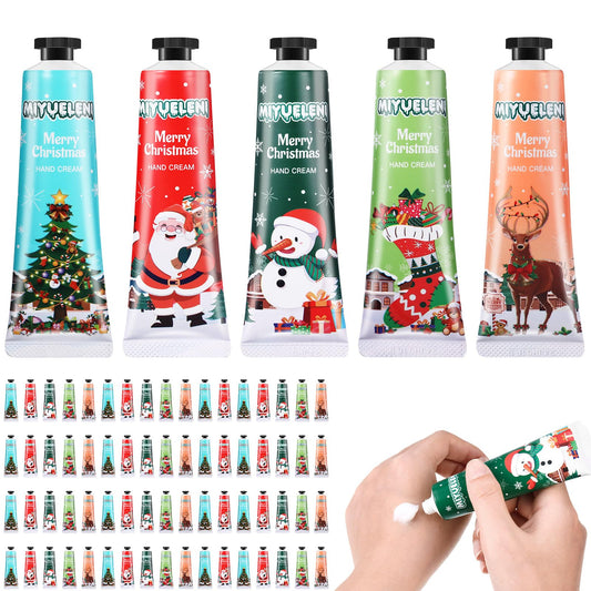 Dansib Christmas hand cream set packaging showcases festive care for dry hands.