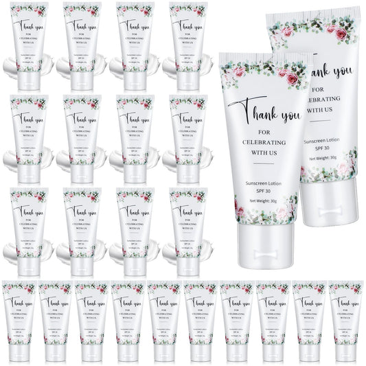 Dansib 24-pack mini sunscreen bulk—wedding favors that protect guests from sun exposure.