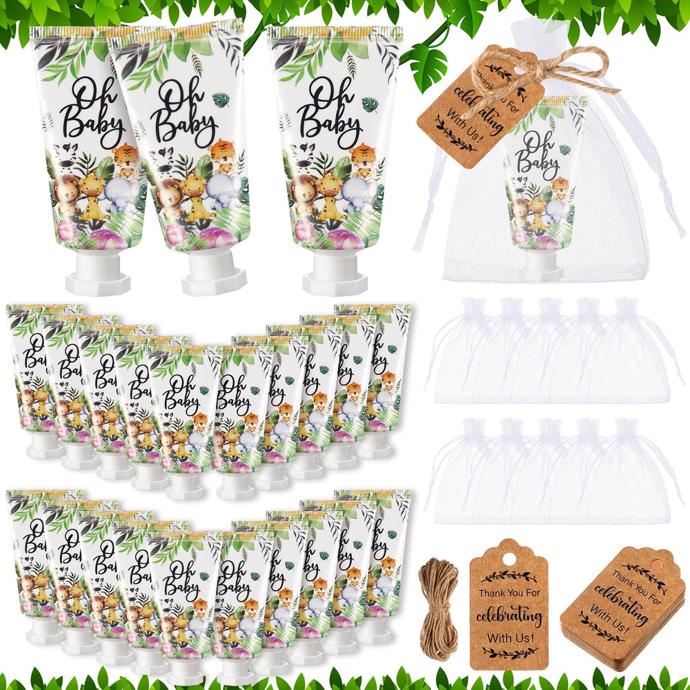 Dansib baby shower hand cream with animal design packaging for elegant guest favors.