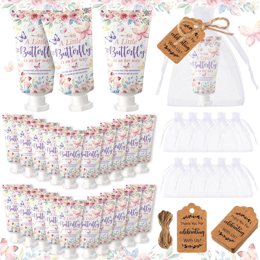 Dansib baby shower hand cream with eucalyptus design for stylish party favors