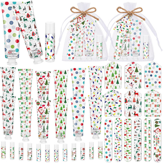 Dansib hand cream tubes in Christmas gift set for holiday hydration and gifting.