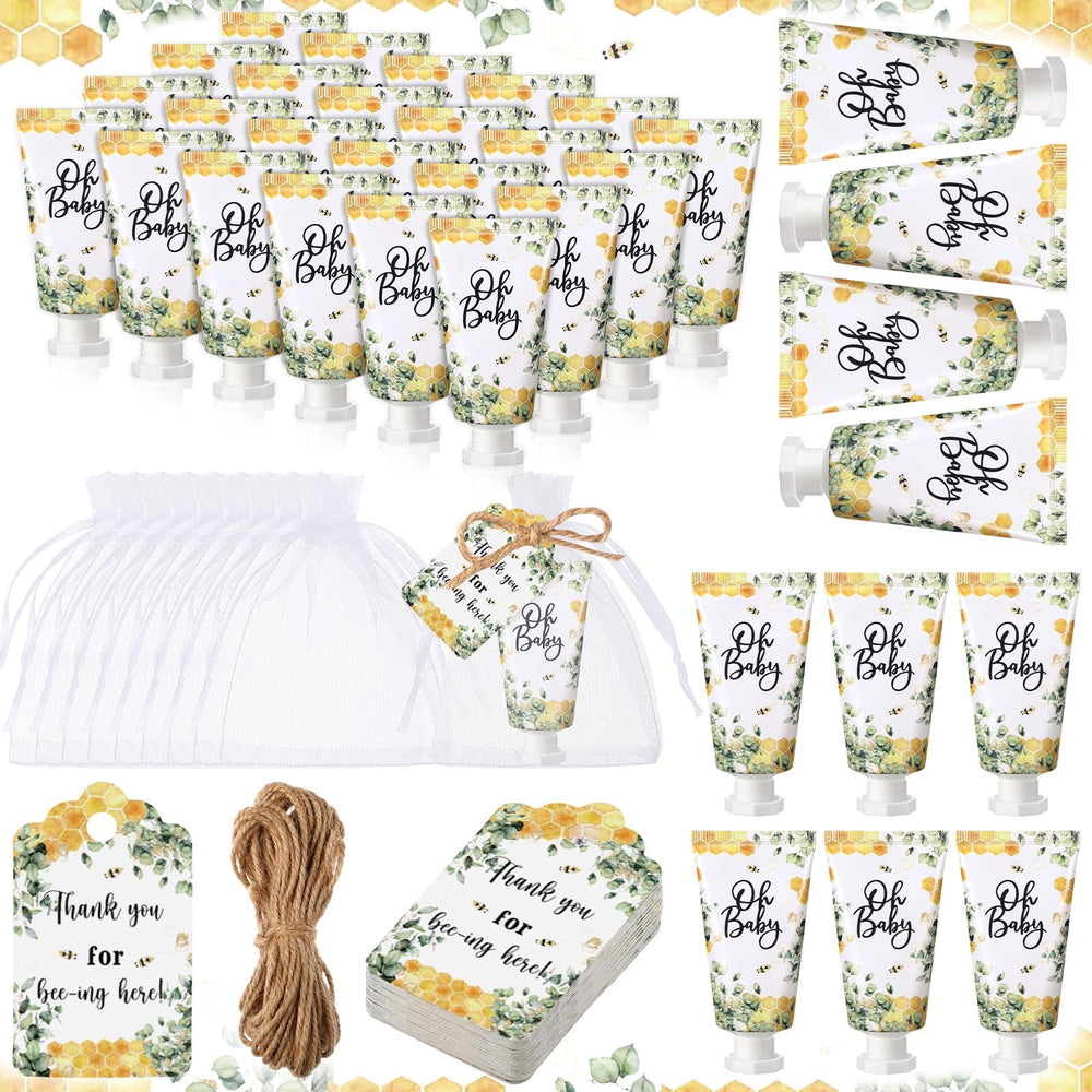 Dansib hand cream with eucalyptus design, ideal for baby shower decor and gifts.