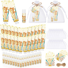 Dansib Here Comes The Sun hand cream close-up, ideal party favors for weddings and baby showers.