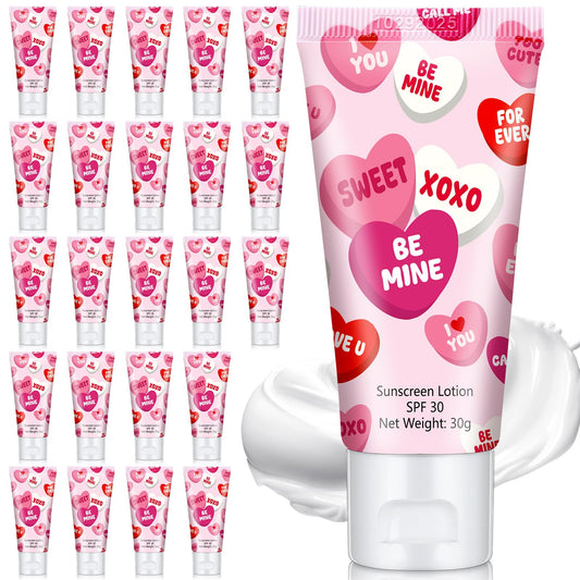 Dansib mini sunscreen bottle with 'Love U' quote for Valentine's gifting