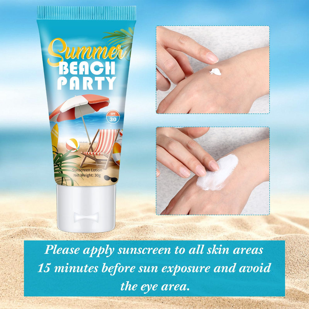 Dansib summer wedding gifts idea using a 24-pack sunscreen favors