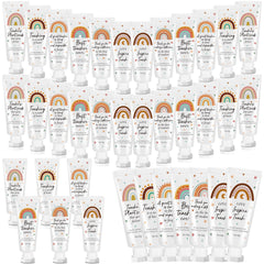 Dansib teacher appreciation hand cream with boho rainbow packaging, ideal for bulk gifts.