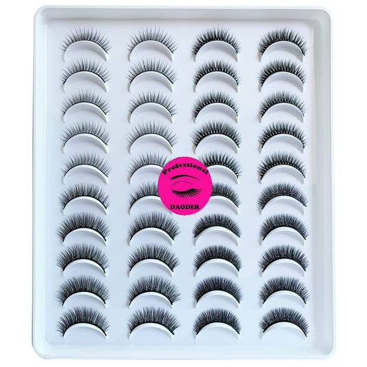 DAODER Lashes Short Eyelashes natural look for daily wear