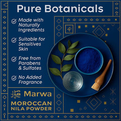 Dar Marwa Nila powder highlights mineral-rich color for daily care.