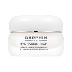 Darphin Hydraskin Rich Moisturizer jar displaying rich hydration for dry skin.