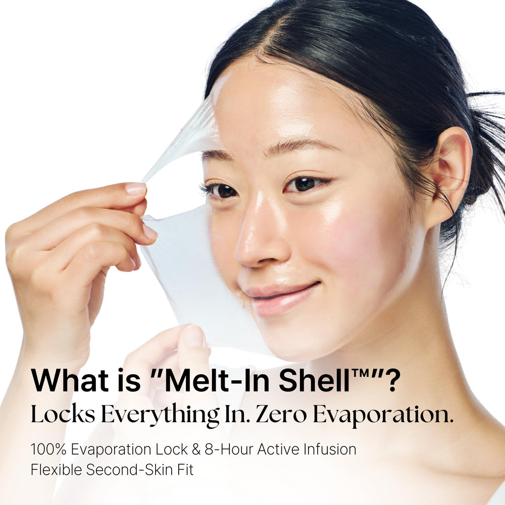 DaseuL’ Meltin Shell hydrogel layer sealing in moisture for overnight hydration