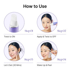 DaseuL’ C.H.E. Meltin Shell nighttime routine promoting gentle skin care