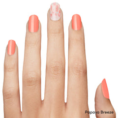 Applying Dashing Diva gloss strips for a quick, chip-resistant mani