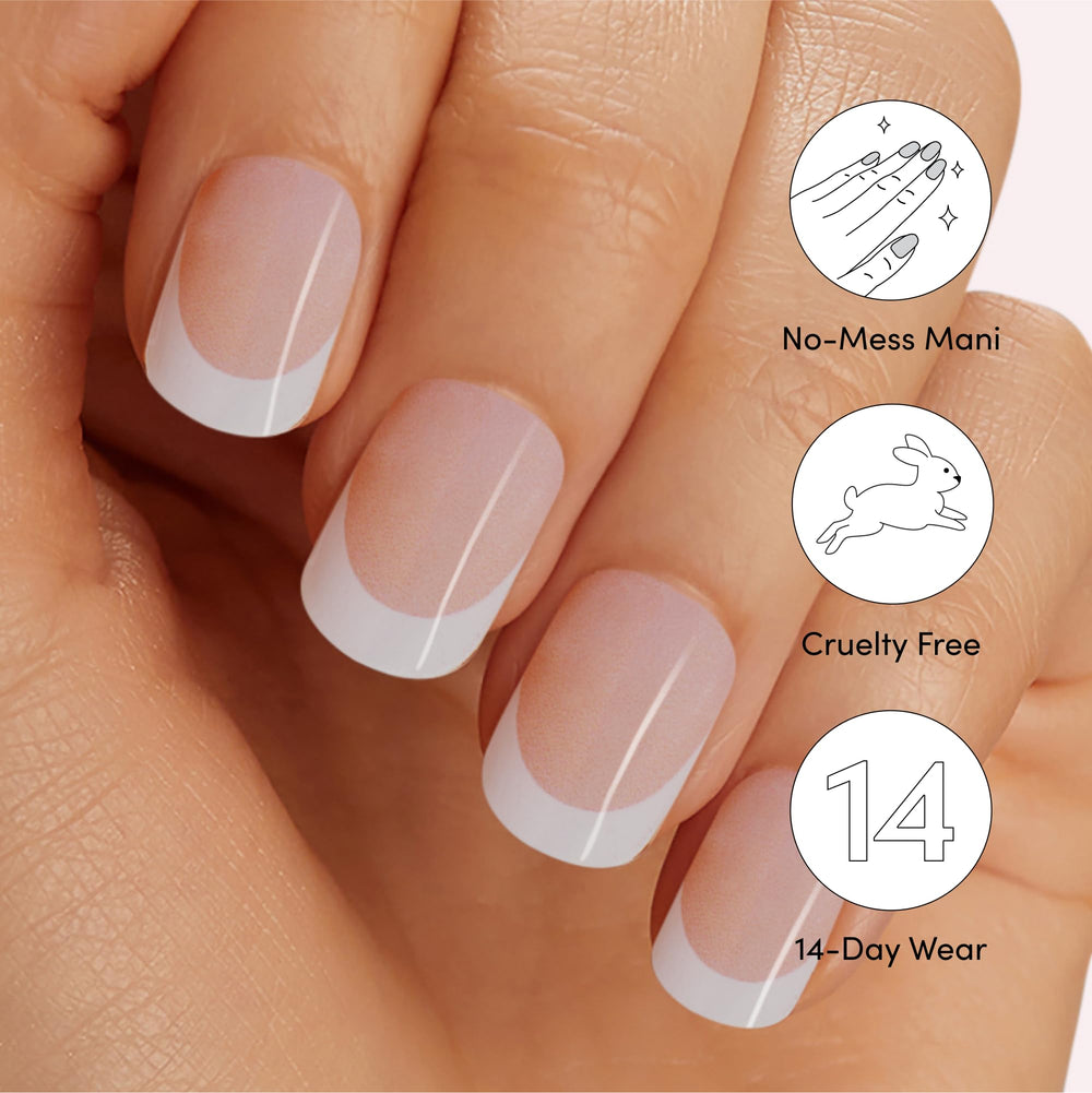 Dashing Diva Glaze Nail Strip Duo includes 64 strips for coverage.