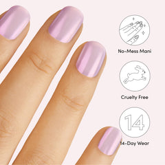 Dashing Diva Glaze semi-cured strip fits nail contours precisely