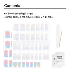 Dashing Diva Glaze Wishing Well strip packaging close‑up with shimmer.
