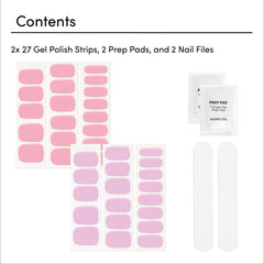 Dashing Diva Gloss Nail Strips Application Step demonstrates quick, mess-free manicure