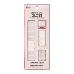 Dashing Diva Gloss The Blush packaging shown for at-home glossy nails
