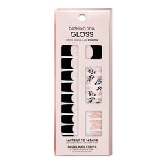 Dashing Diva Gloss Nail Strips Touch of Gold provide a quick, shiny gel-like manicure.