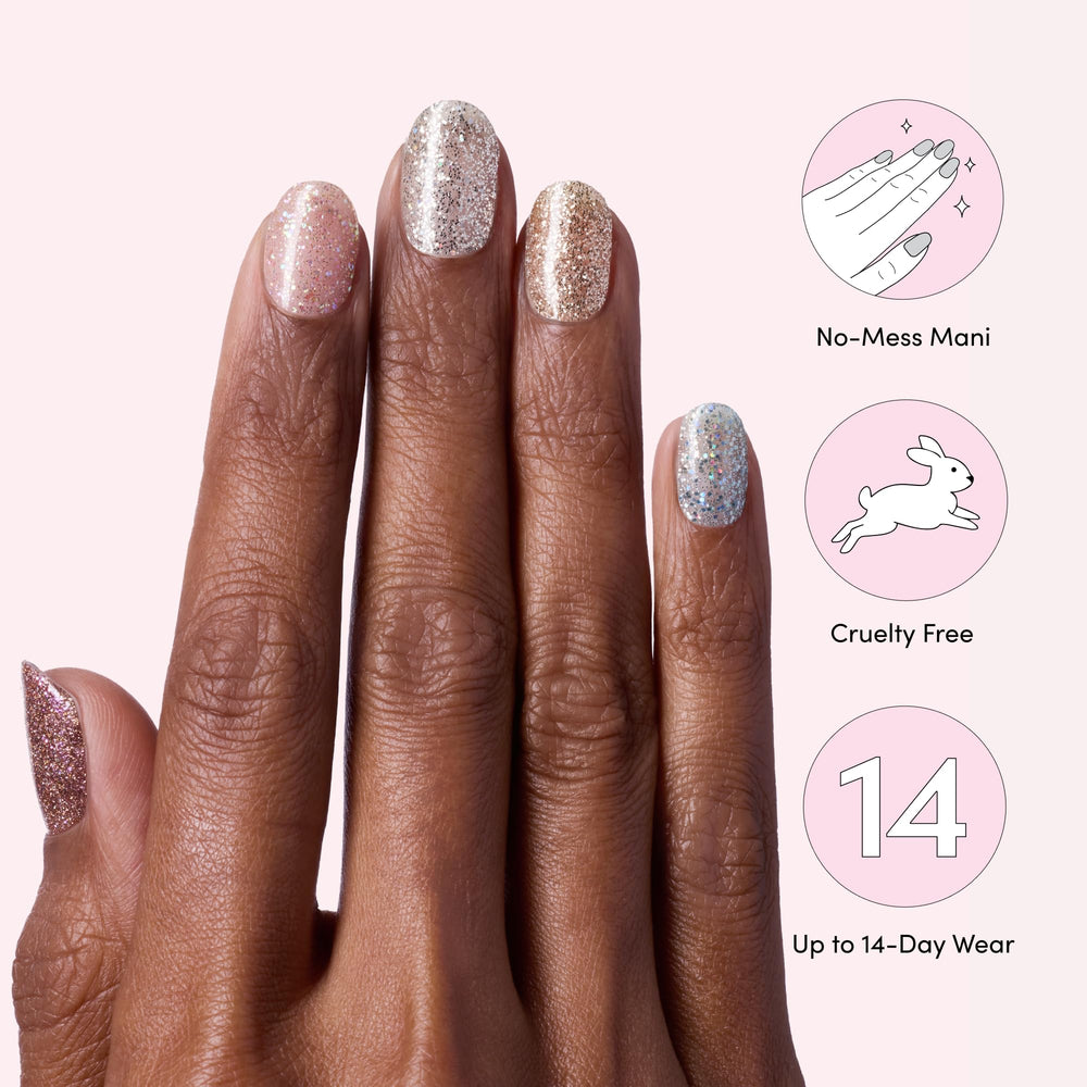 Dashing Diva Gloss Nail Strips 110 wraps in the kit