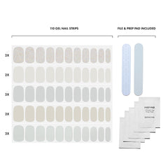 Dashing Diva Gloss prep pads ready to cleanse nails before application.