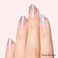 Dashing Diva nail strip application steps for quick, mess-free gel-look nails.
