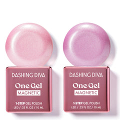 Dashing Diva One Gel Moment bottle closeup for long-lasting shine.