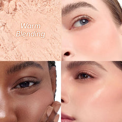 Dasique Blending Mood Cheek #01 soft powder texture is lightweight and easy to blend