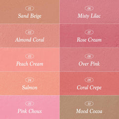 Dasique Mood blur lip pencil close-up on lips highlights natural lip enlarging effect