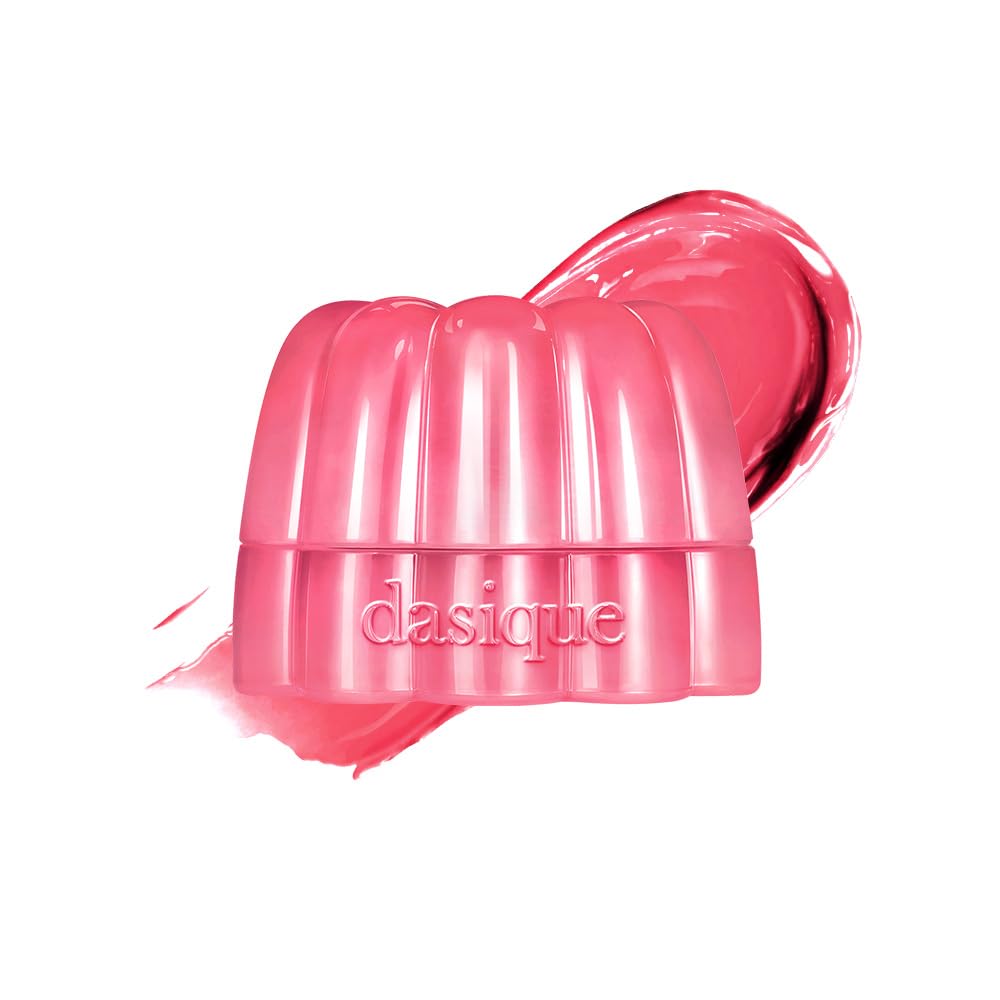 Dasique Chewing Glow Pot 13 Fuchsia Jelly cap close-up shows glossy, buildable color.