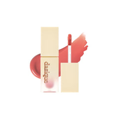 dasique Cream de butter Tint 02 Salted Butter bottle close-up showing warm coral beige tone.