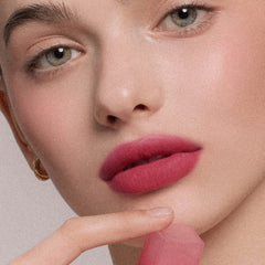 dasique Cream De Rose Tint #06 Ruby Jam creamy velvet texture close-up for smooth application.
