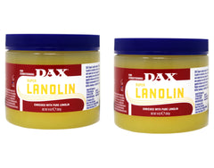 DAX 100% Pure Lanolin Conditioner jar for rich moisture and softness.