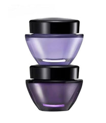 Day Cream and Night Cream set packaging display showing hydration benefits.