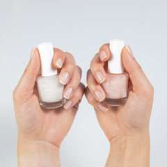 Dazzle Dry Bare Transform Ridge Filler before and after smoothness.