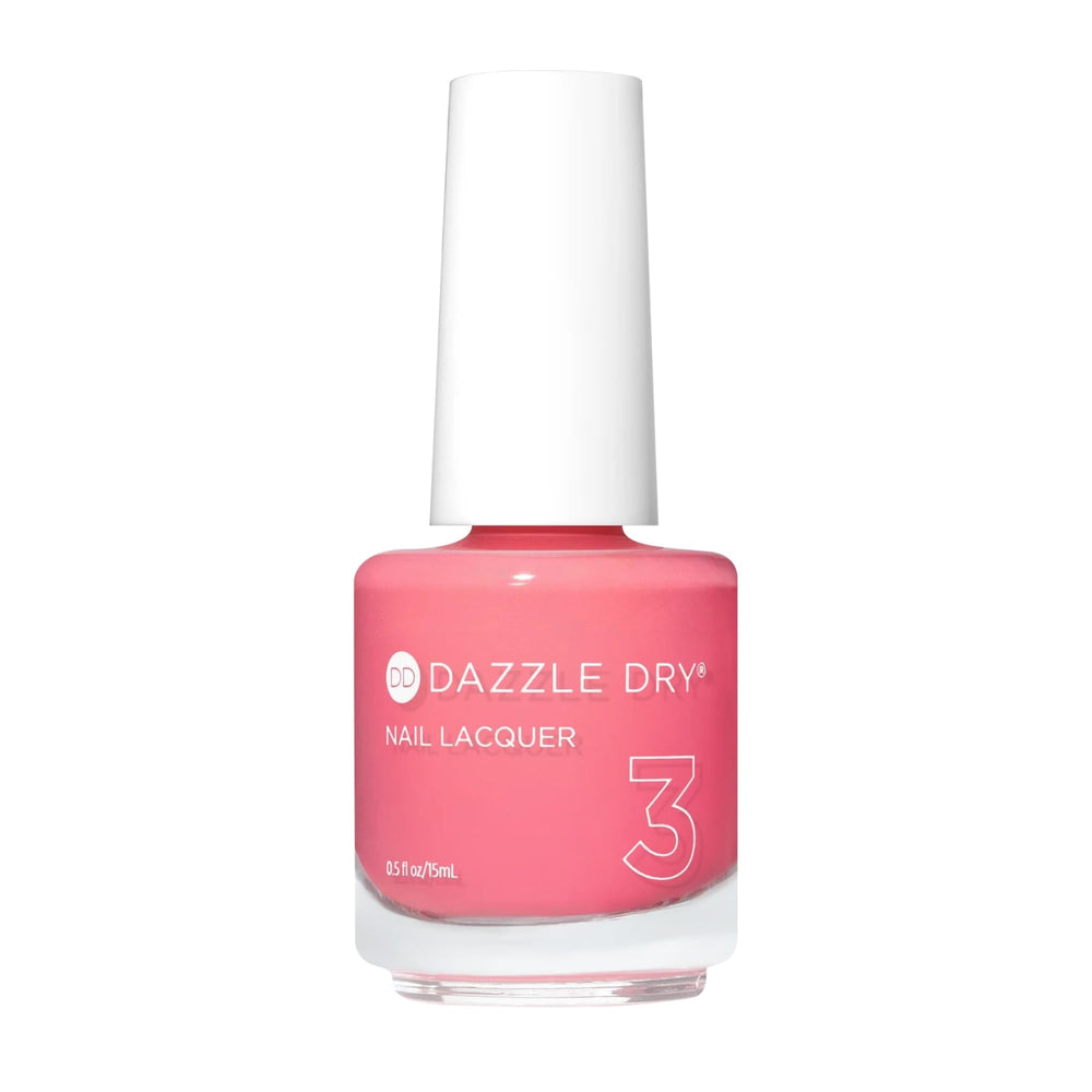Dazzle Dry Going Cray Sea nail lacquer close-up, coral pink with long-lasting potential
