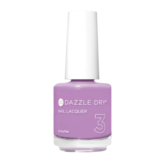 Dazzle Dry Lavender Parade bottle showing quick-dry color