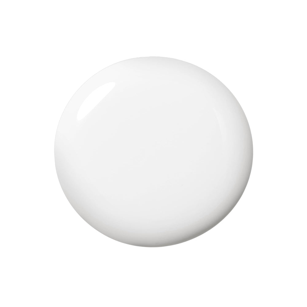 Dazzle Dry White Lightning brush stroke during application.