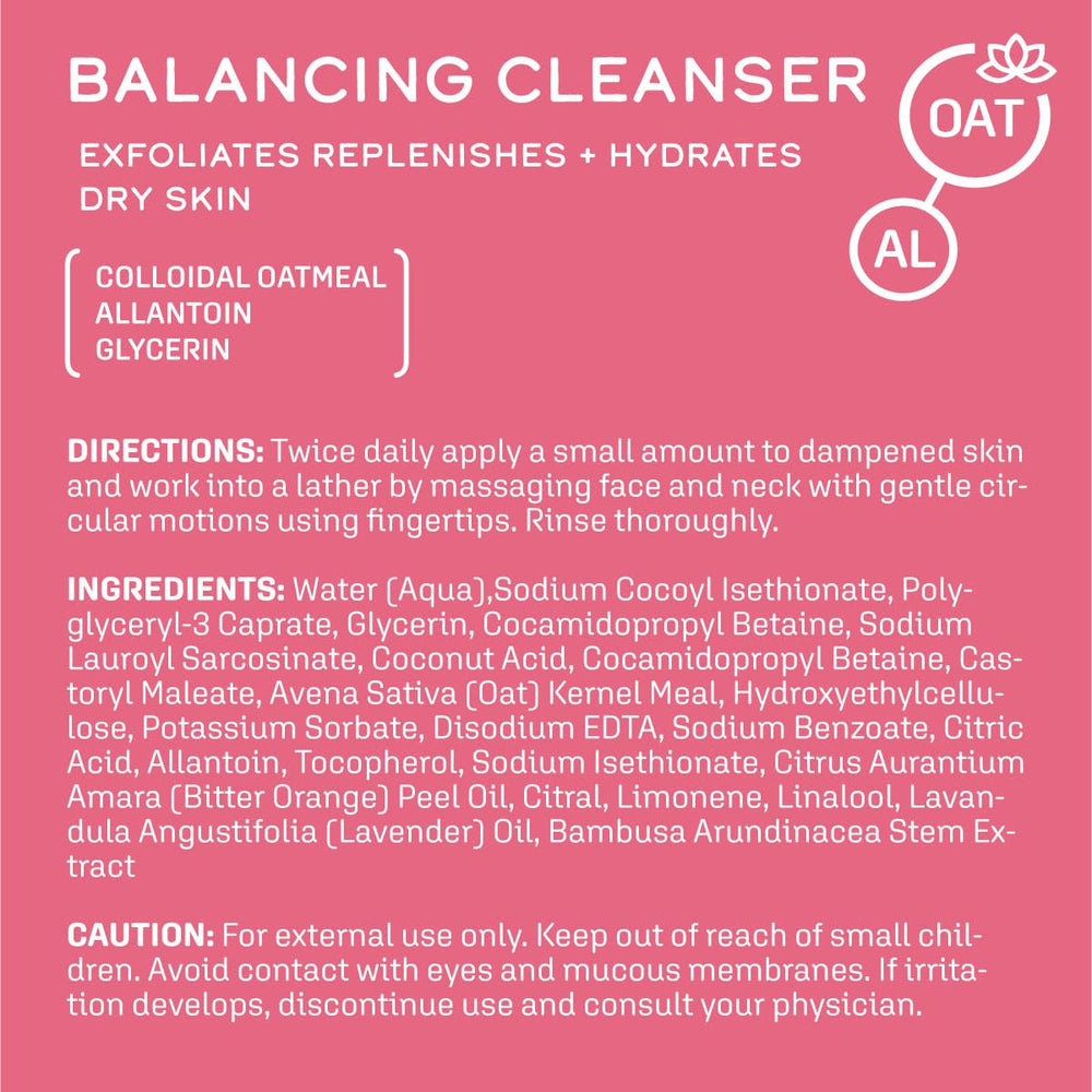 Soft, hydrated skin after using DCL Balancing Cleanser.