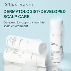 DCL Zoma label close-up showing dermatologist-tested formula for regular use.