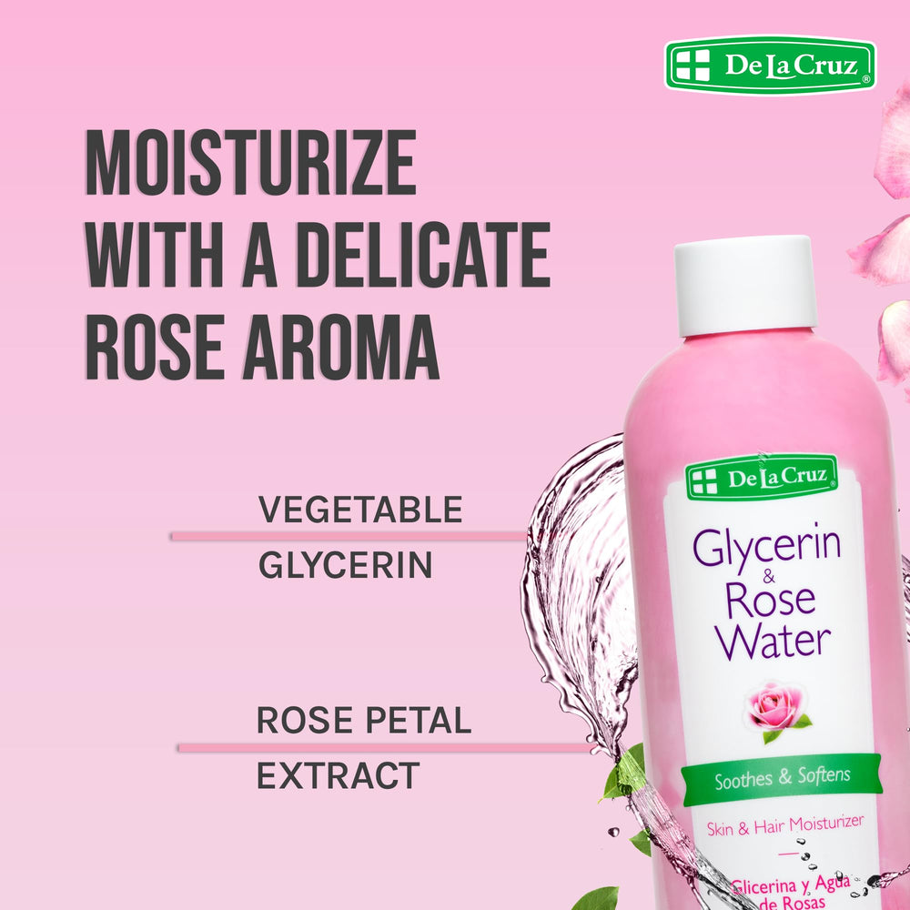 Two bottles in daily hydration routine for skin and hair care.