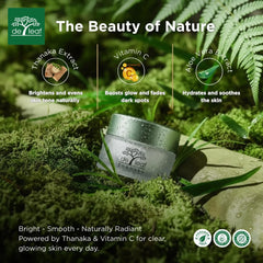DE LEAF THANAKA formula demonstrated as fast-absorbing hydration for sensitive skin